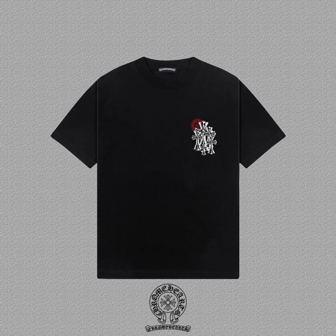 [CH ] 2026FW T LOGO Premium 26s Same Style ：Black White Green Size：S M L XL 2XL